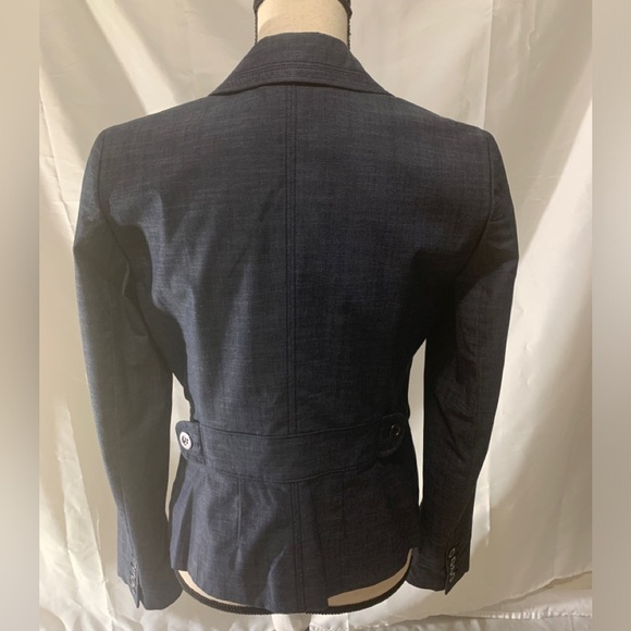 LOFT DENIM LIKE BLAZER SIZE 4 - Picture 5 of 14